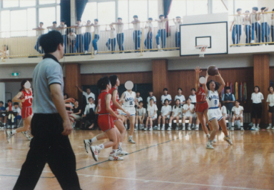 バスケ部時代の棟方（愛称：sako）さん