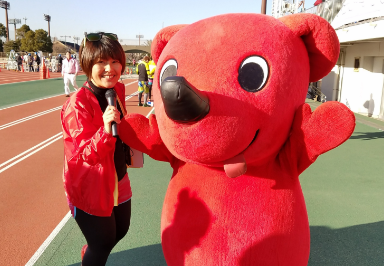 アナウンス学校時代の棟方（愛称：sako）さん
