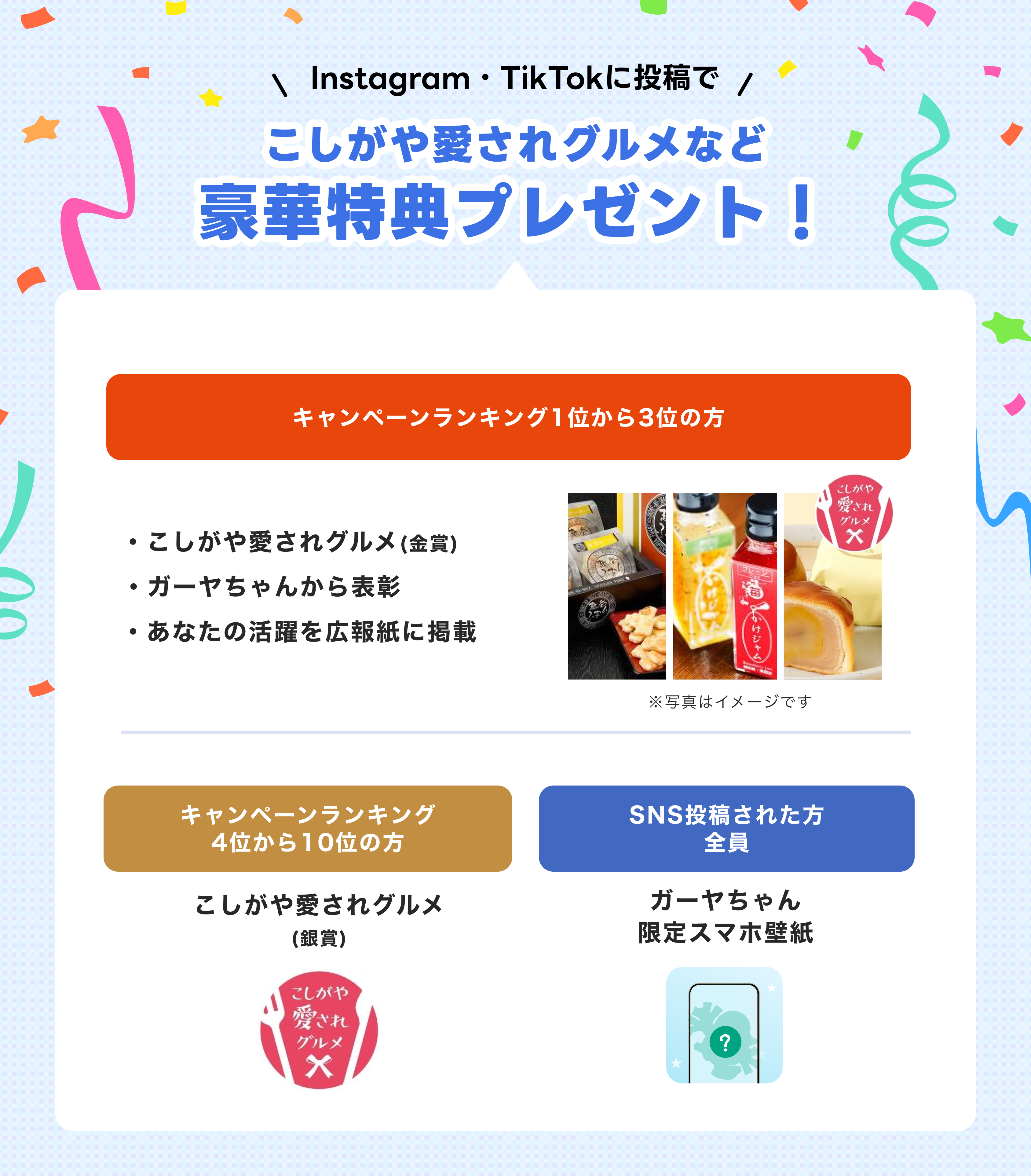 キャンペーン景品の紹介