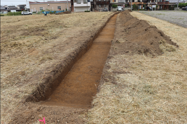 試掘調査の風景