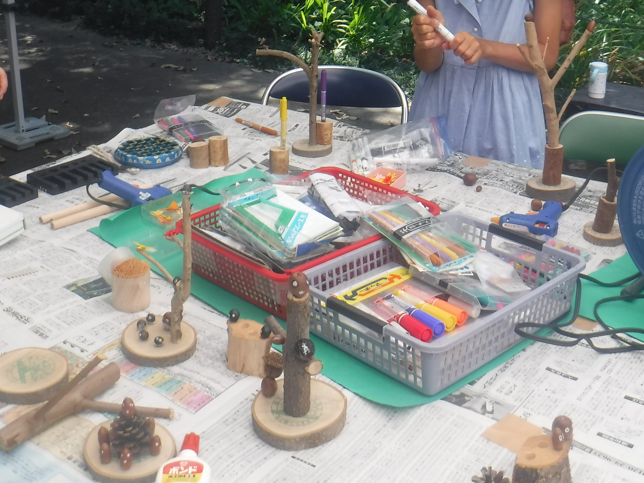 アリタキ植物園夏休み子どもイベントの様子