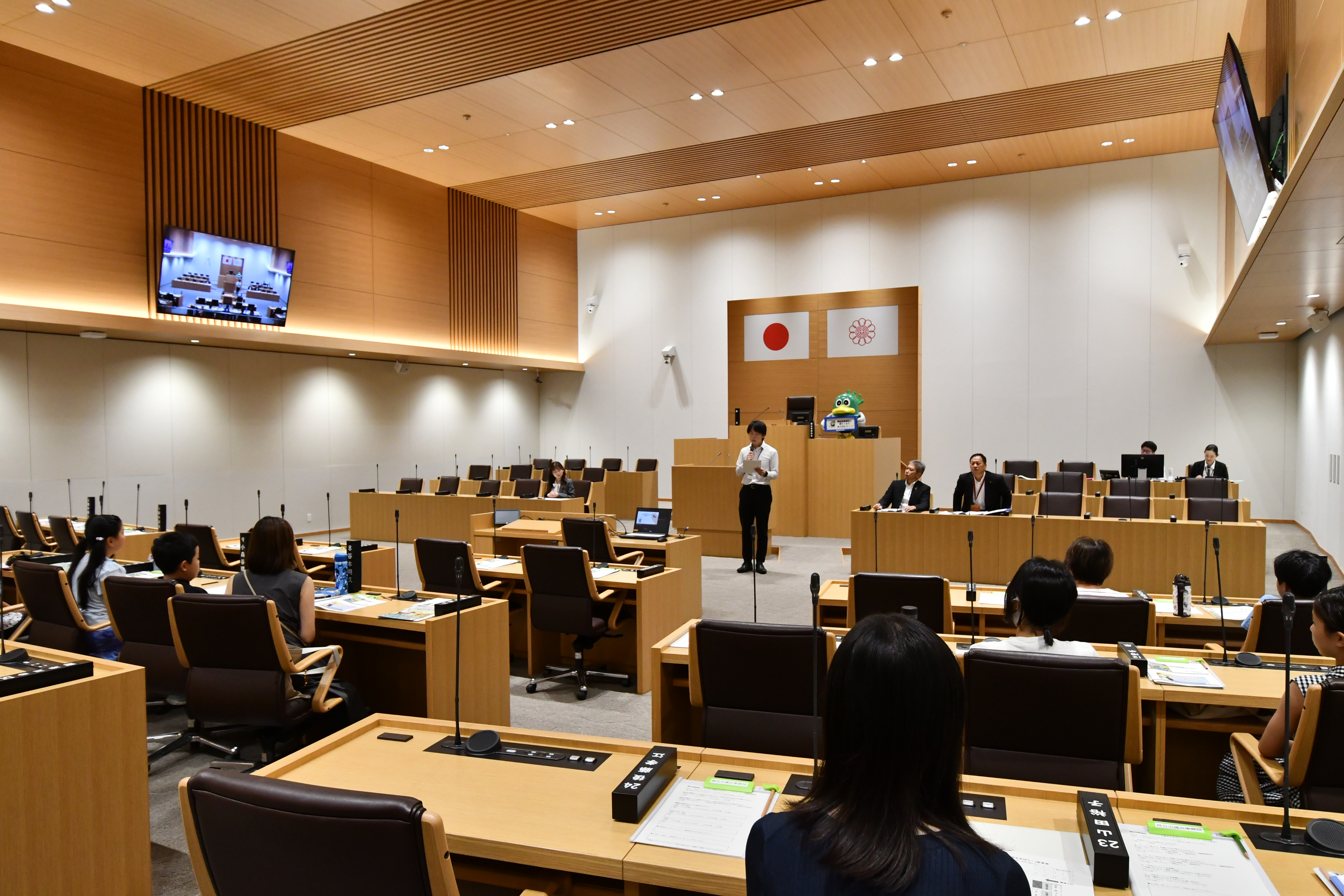 議会体験講座の写真１
