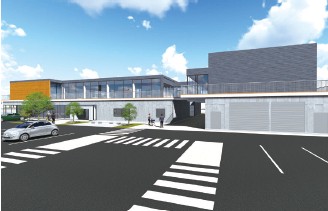 大袋地区センターの完成イメージ画像