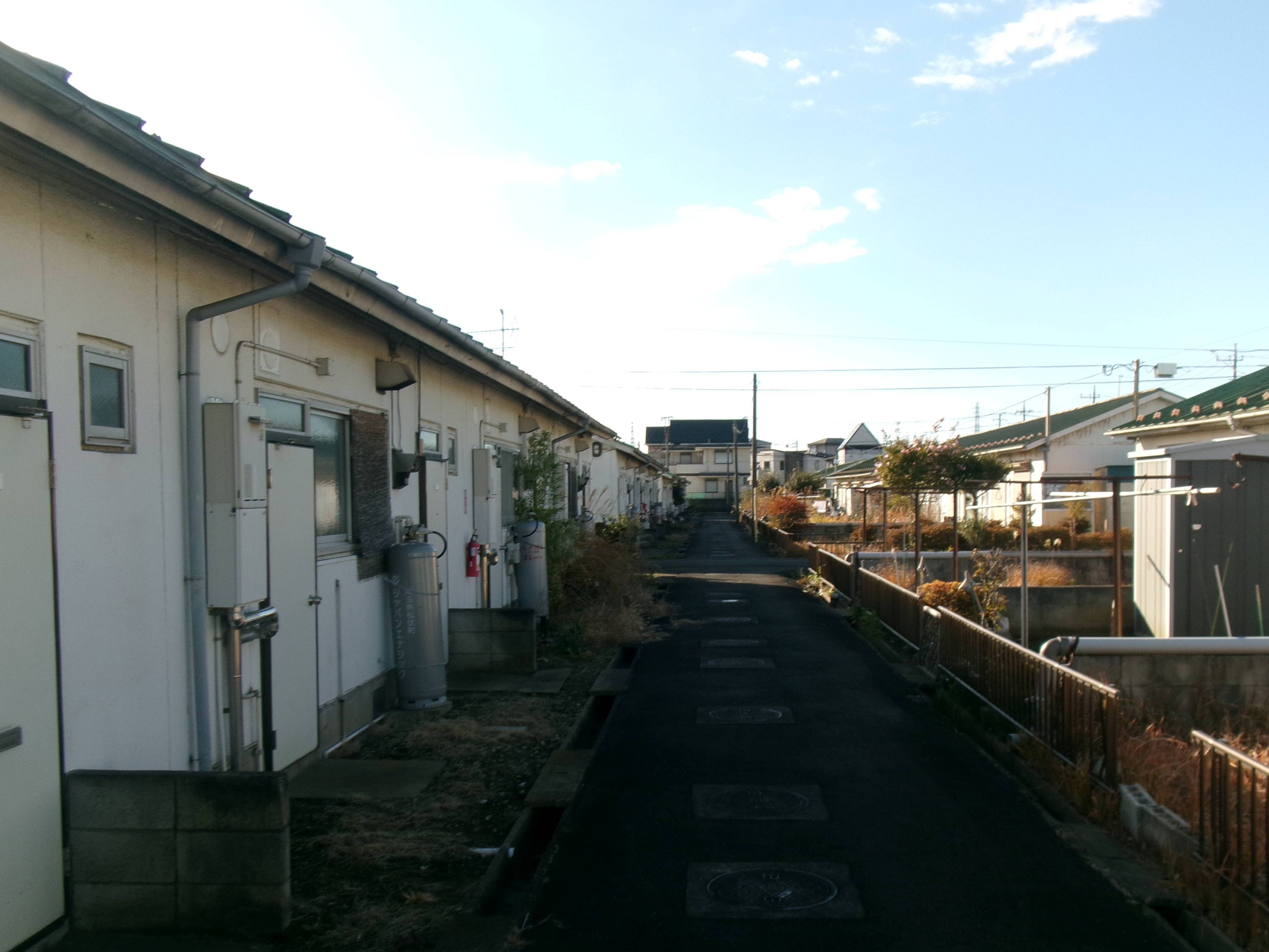 老朽化している弥十郎住宅