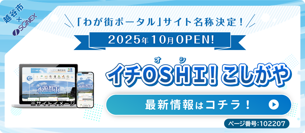 イチオシこしがや名称決定