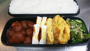 マユお弁当3