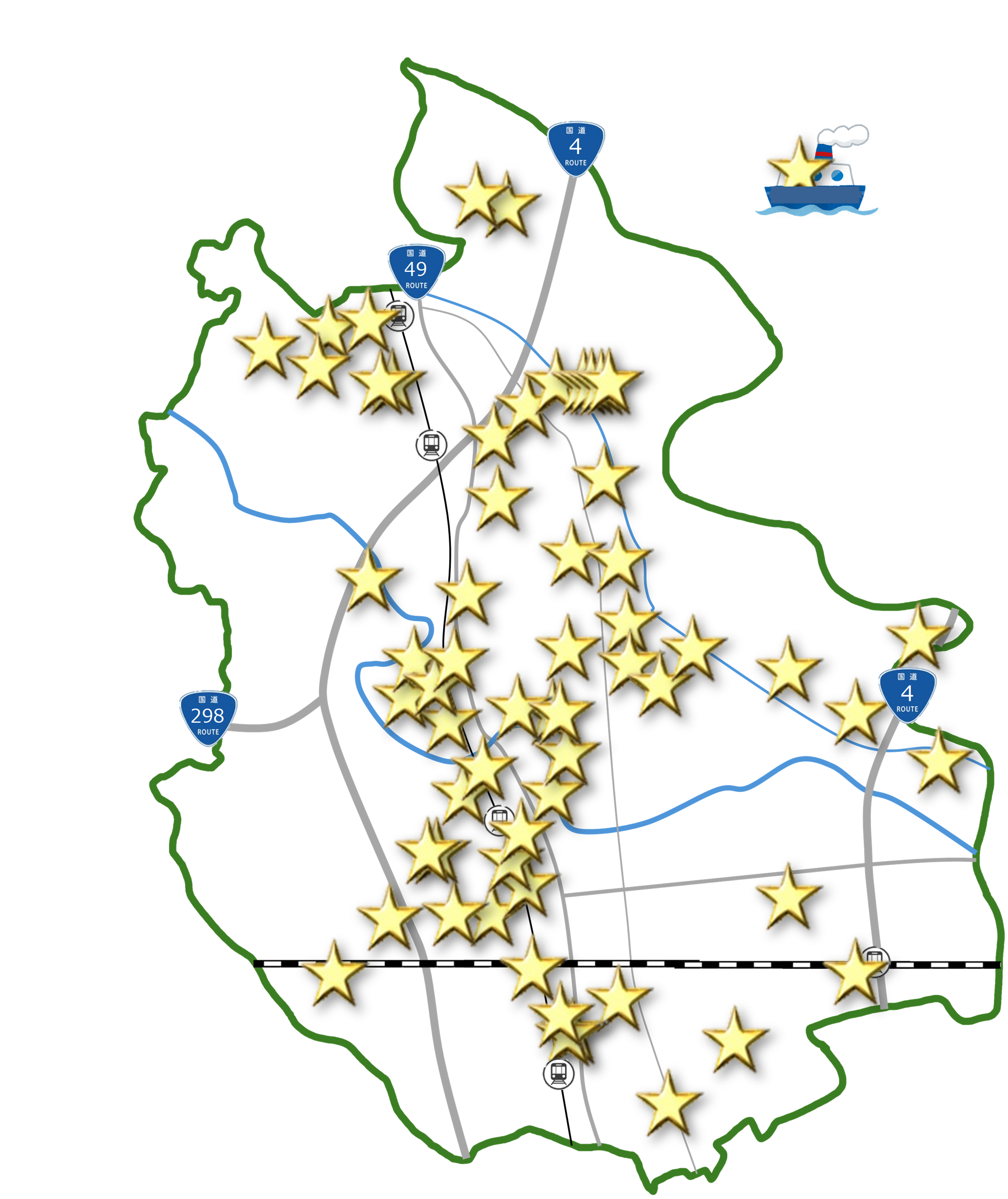 通いの場一覧の図