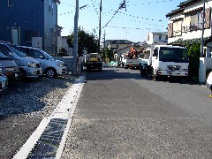 道路補修後の状況