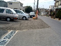 道路補修前の状況