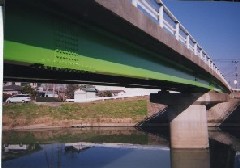 橋の補修後の状況