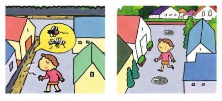 まちがきれいになる様子