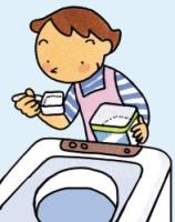 適量の洗剤を使いましょう