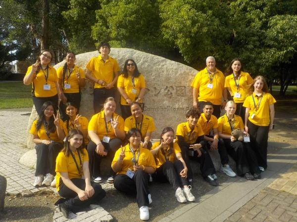 キャンベルタウン公園にて集合写真