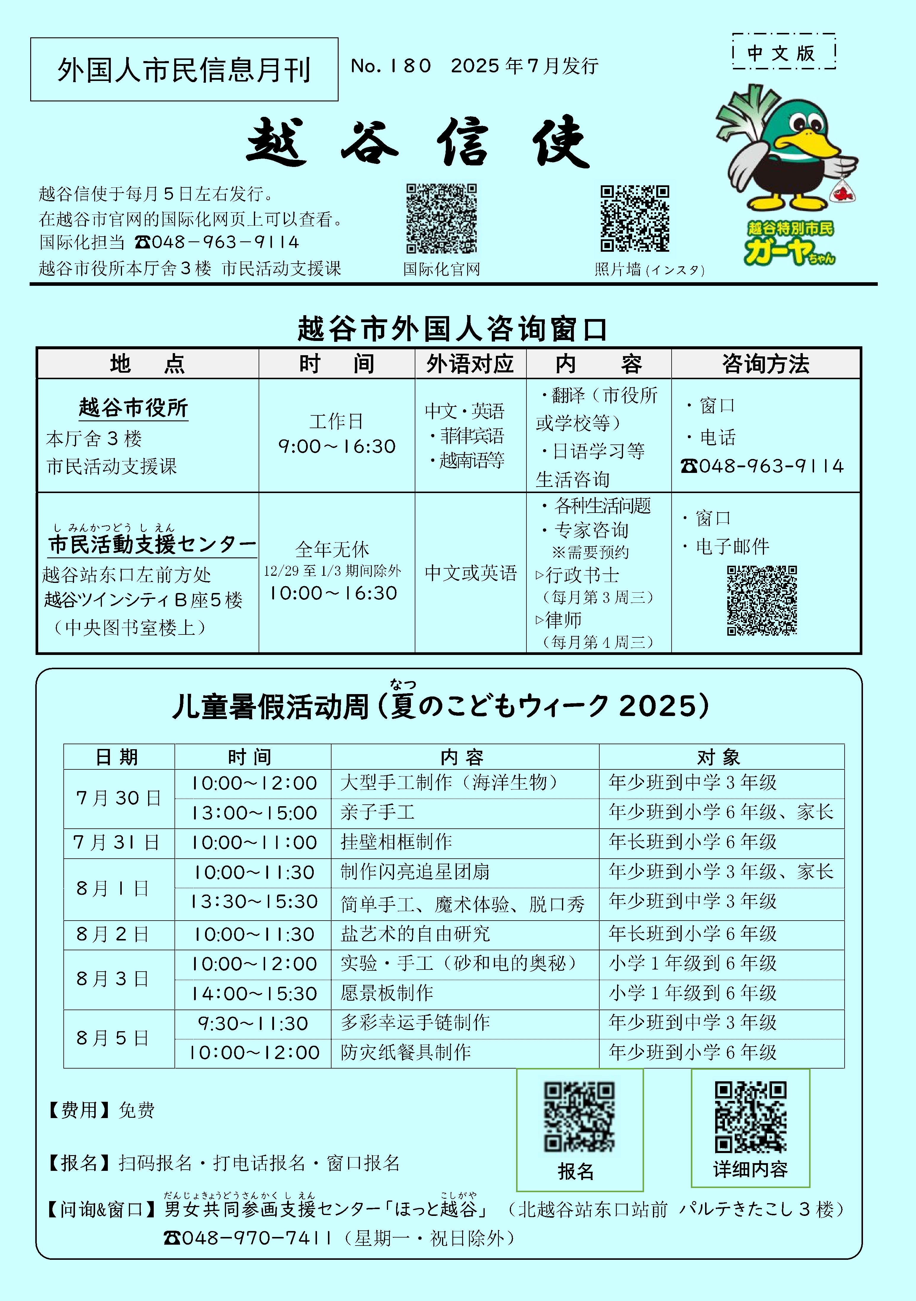 最新号コシガヤメッセンジャー中国語版