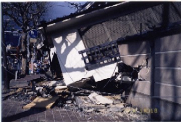 阪神淡路大震災の写真