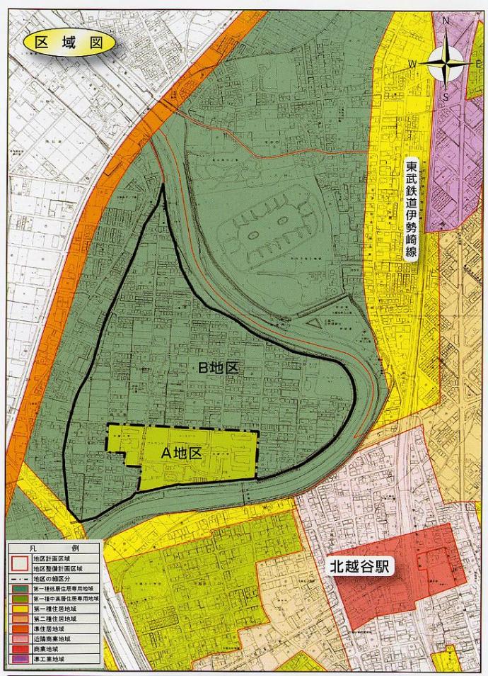 図面：出津地区計画の区域図