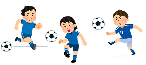 サッカーイラスト