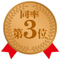 同率第3位