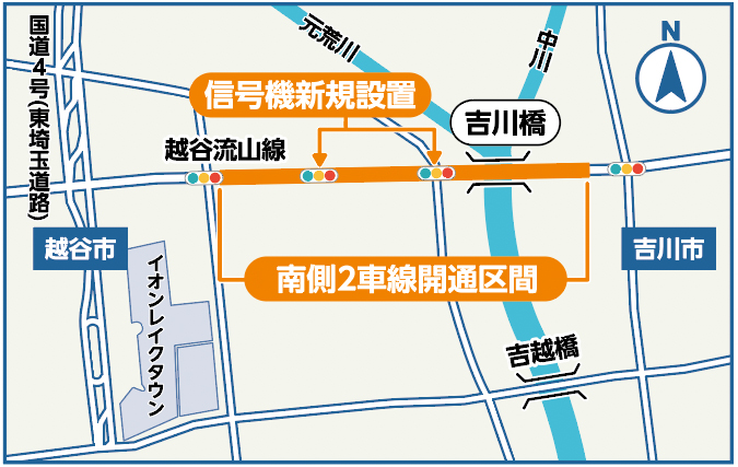 吉川橋地図