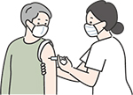 ワクチン接種イラスト