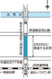 都市計画道路八潮越谷線