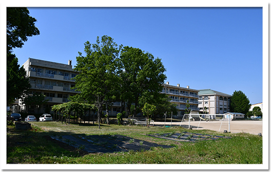 現在の東中学校