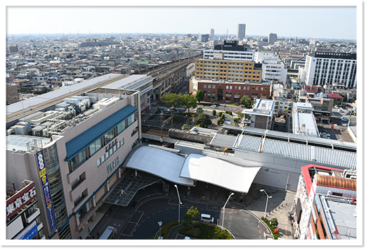 現在の新越谷駅と南越谷駅