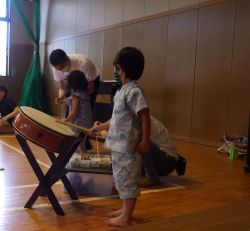 キッズとパパのなかよしタイムの様子