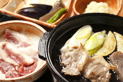 そば処久伊豆　「鴨すき」の写真