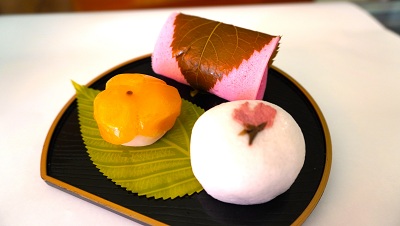 岡埜製菓店の和菓子の写真